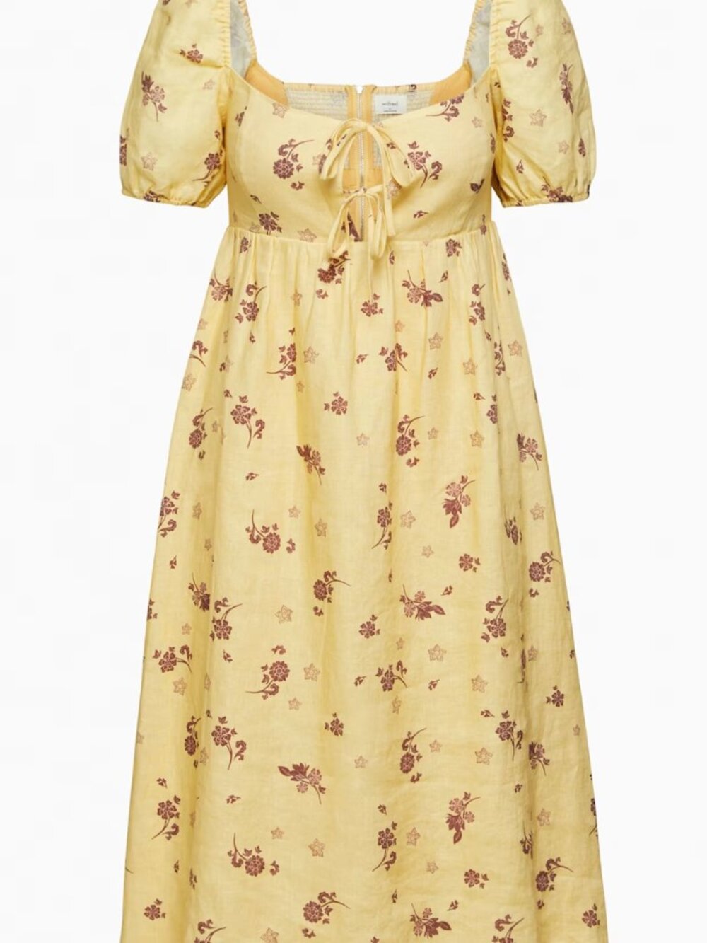 Aritzia Wilfred Organic Linen Midi Dress | 6 | Medium - Picture 5 of 10